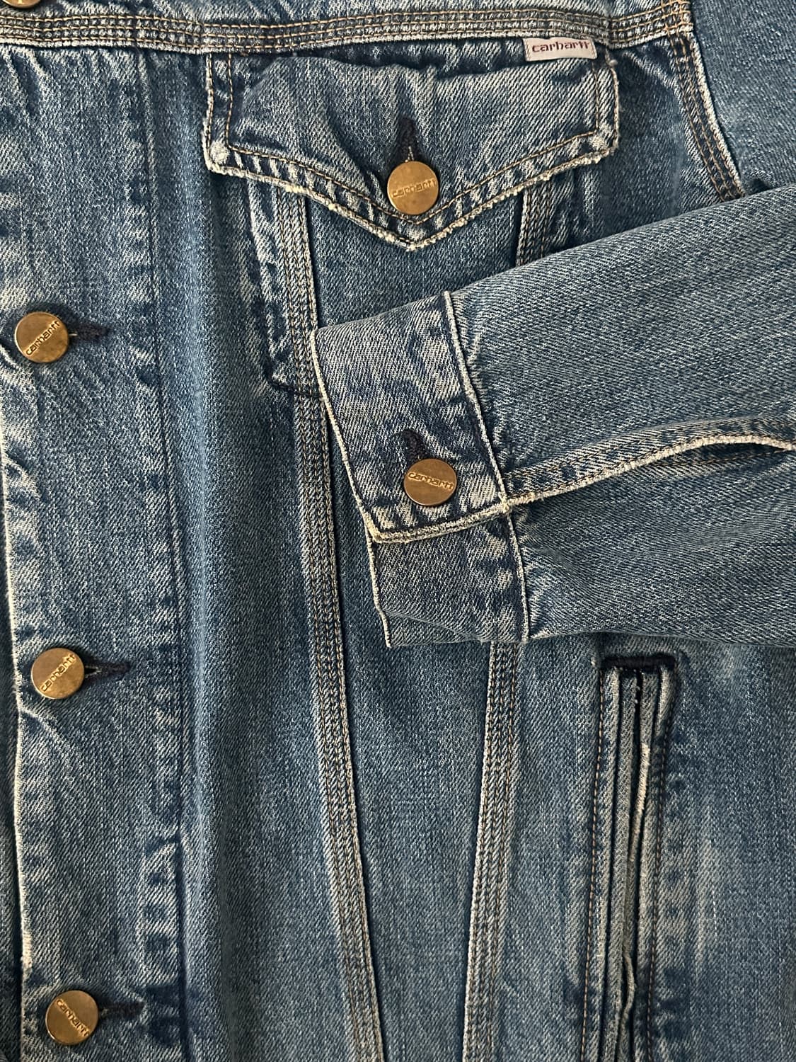 [M]칼하트 데님 자켓 청자켓 워크자켓 상품이미지4