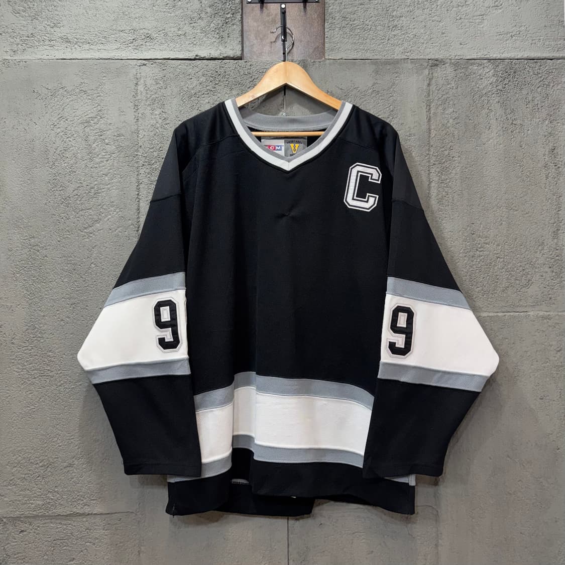 CCM NHL 웨인 그레츠키 빈티지 하키 져지 made in CANADA 상품이미지4