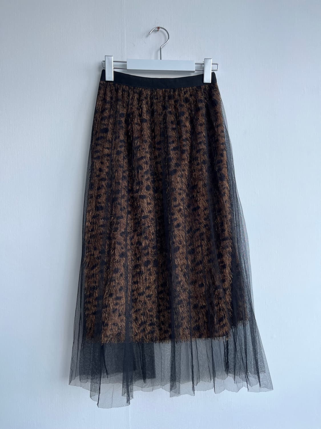 호피 샤 롱 스커트 상품이미지1