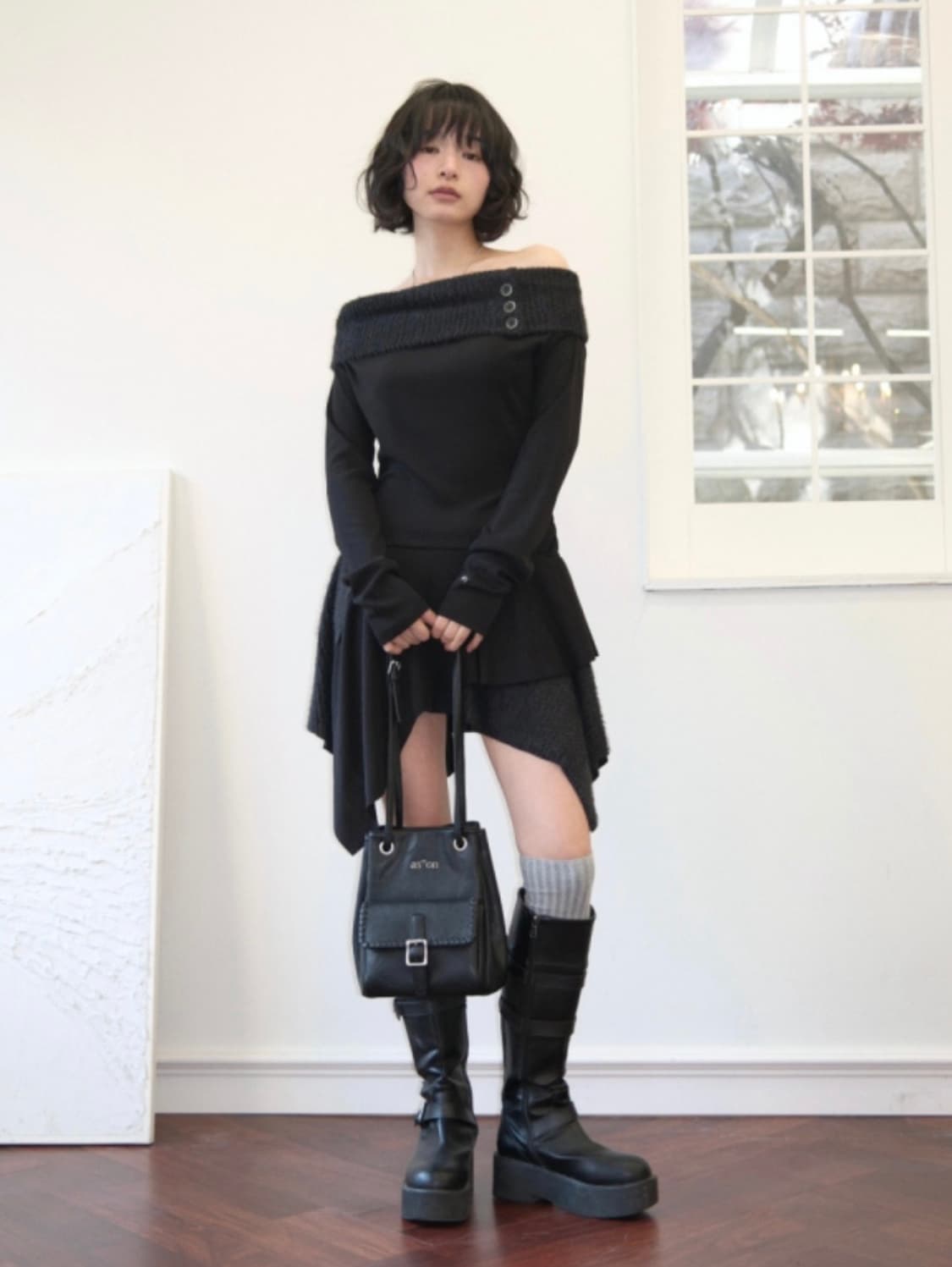 애즈온 오프숄더 원피스 상품이미지1