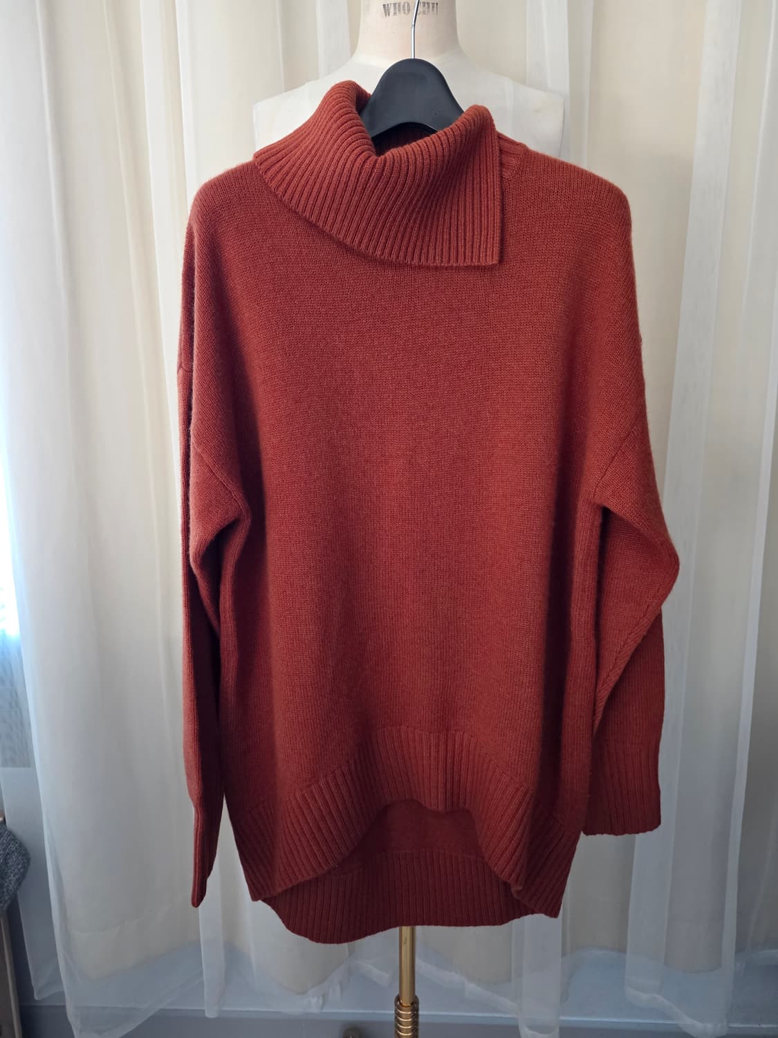 조세프 오렌지  죠셉 브라운 넥 니트 스웨터 joseph 상품이미지1