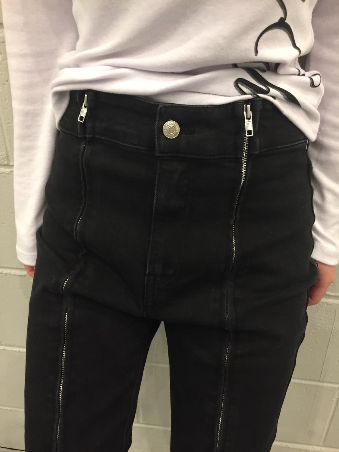 FOREVER 21 부츠컷 지퍼 데님 상품이미지3