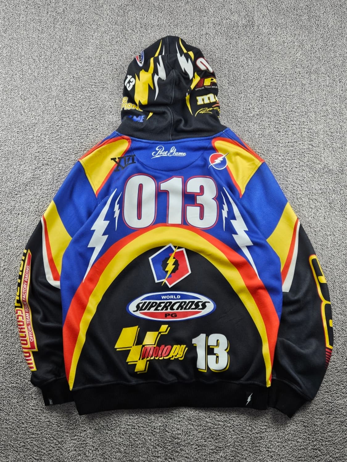 POST GAME PG팩토리 모터레이싱 후드 티셔츠 (3XL)/10949 상품이미지5