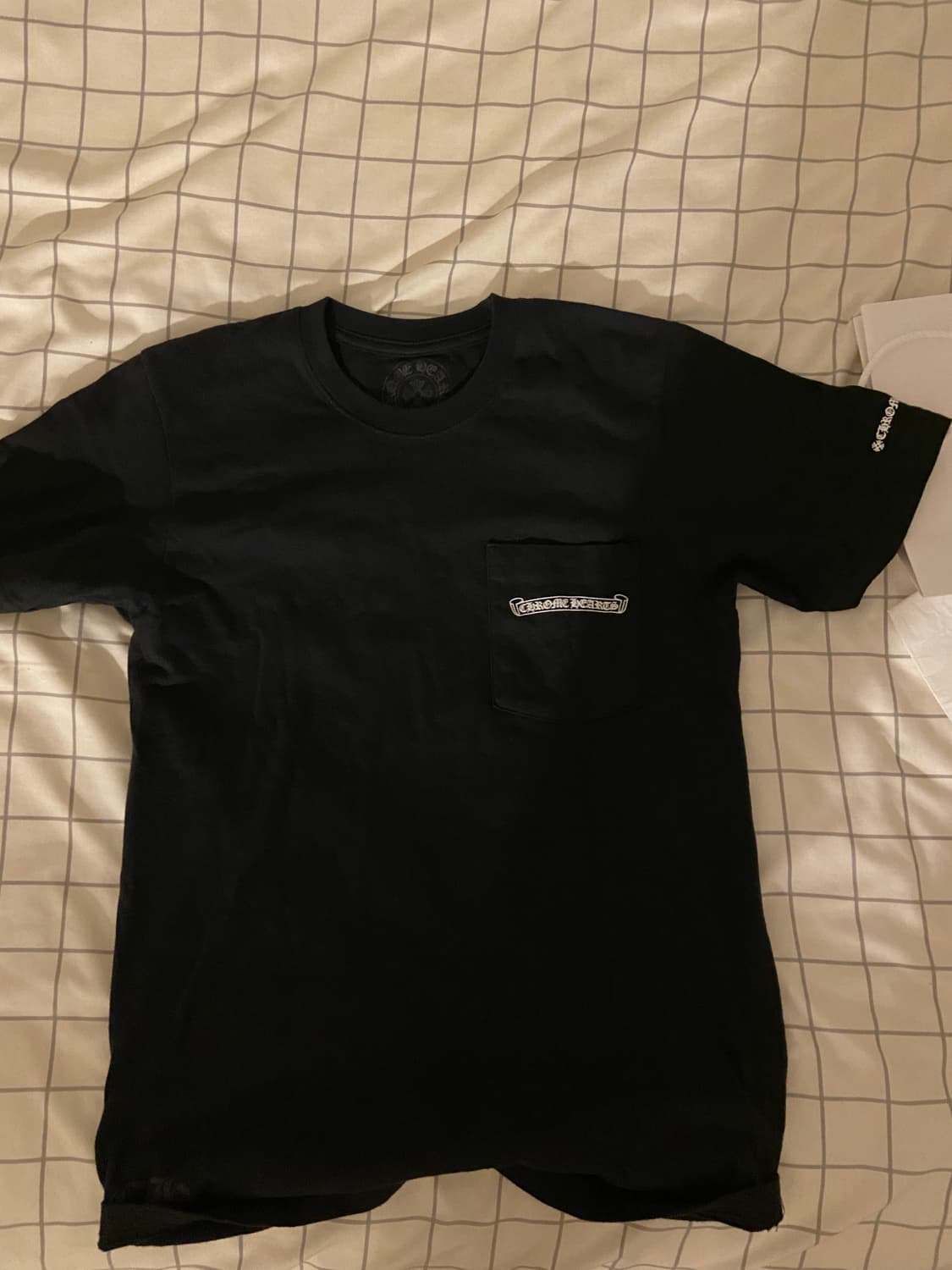 크롬하츠 스크롤 백로고 반팔 사이즈 s (풀구성) 상품이미지2