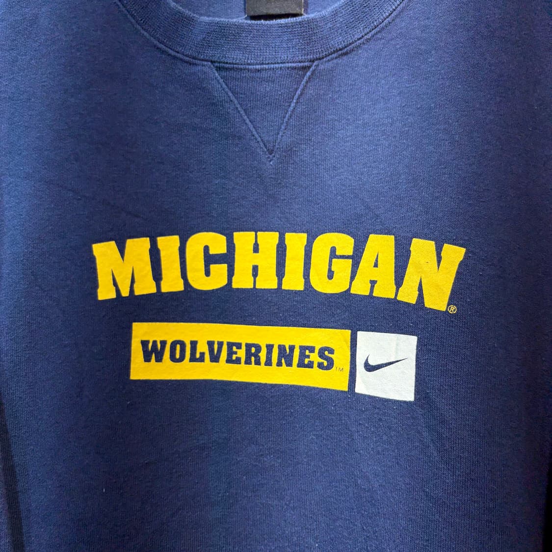 [XL] NIKE 나이키 MICHIGAN 미시간 스웻 셔츠 상품이미지2