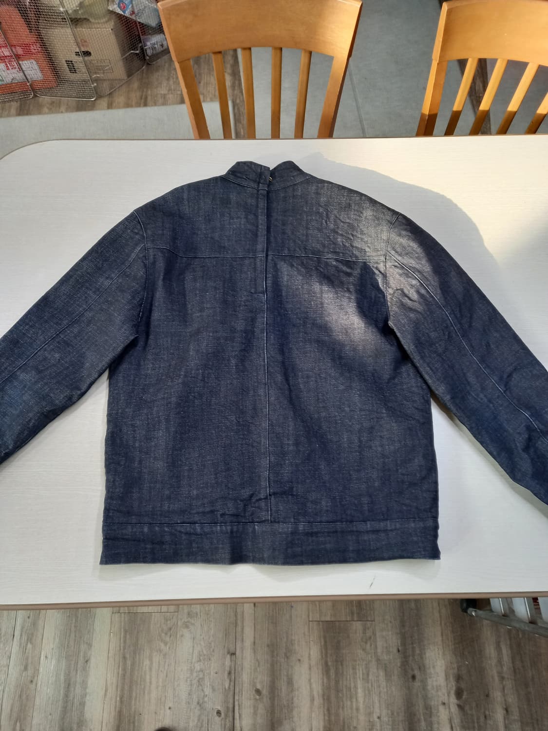 XL105 OMERTA Kor 패딩 데님자켓 진청 XL-454 상품이미지2