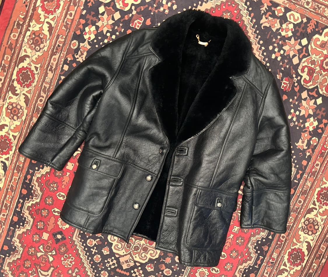 ( XL-2XL ) 양가죽무스탕 가죽코트 가죽카코트 양가죽코트 코트 상품이미지5