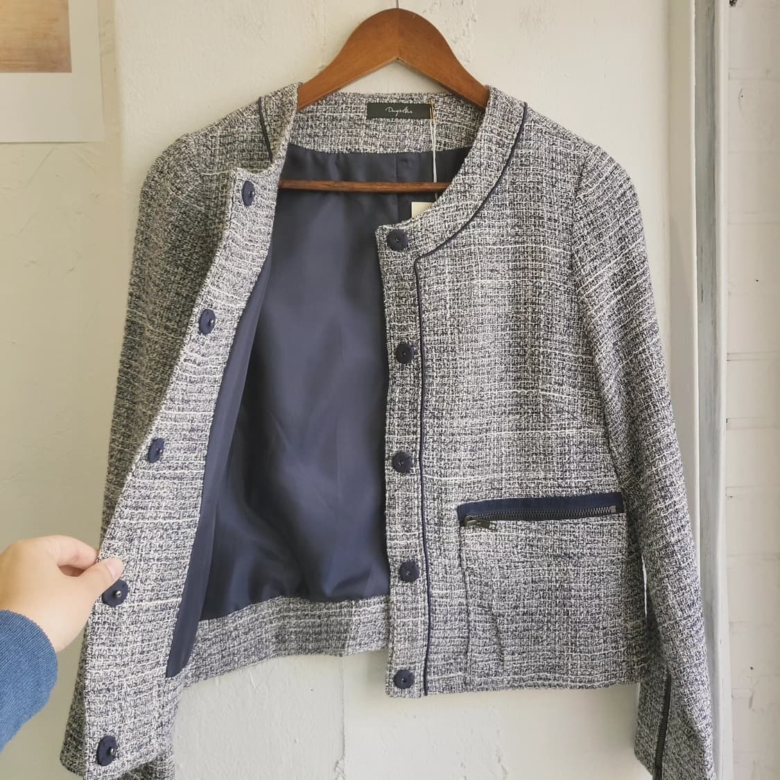 Dany&ame 블루 트위드자켓 상품이미지6