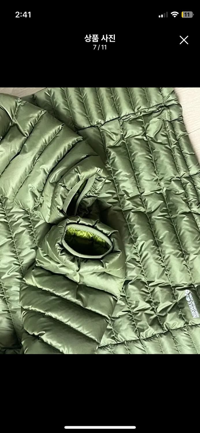 Rab 랩 마이크로라이트 알파인 클로라이트 그린 UK L 상품이미지6