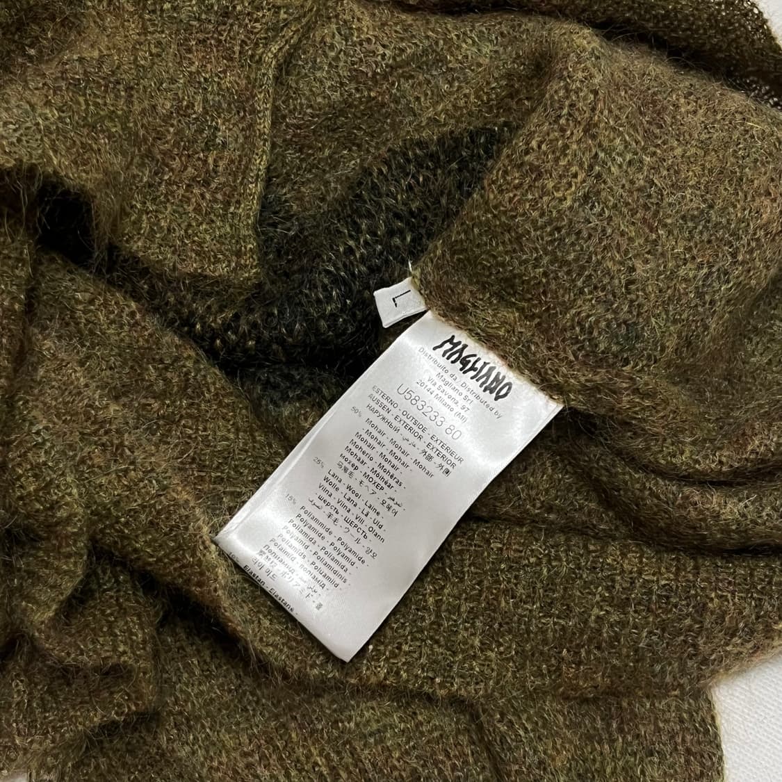 [L]마리아노 25fw 크리스마스 모헤어 가디건 상품이미지3