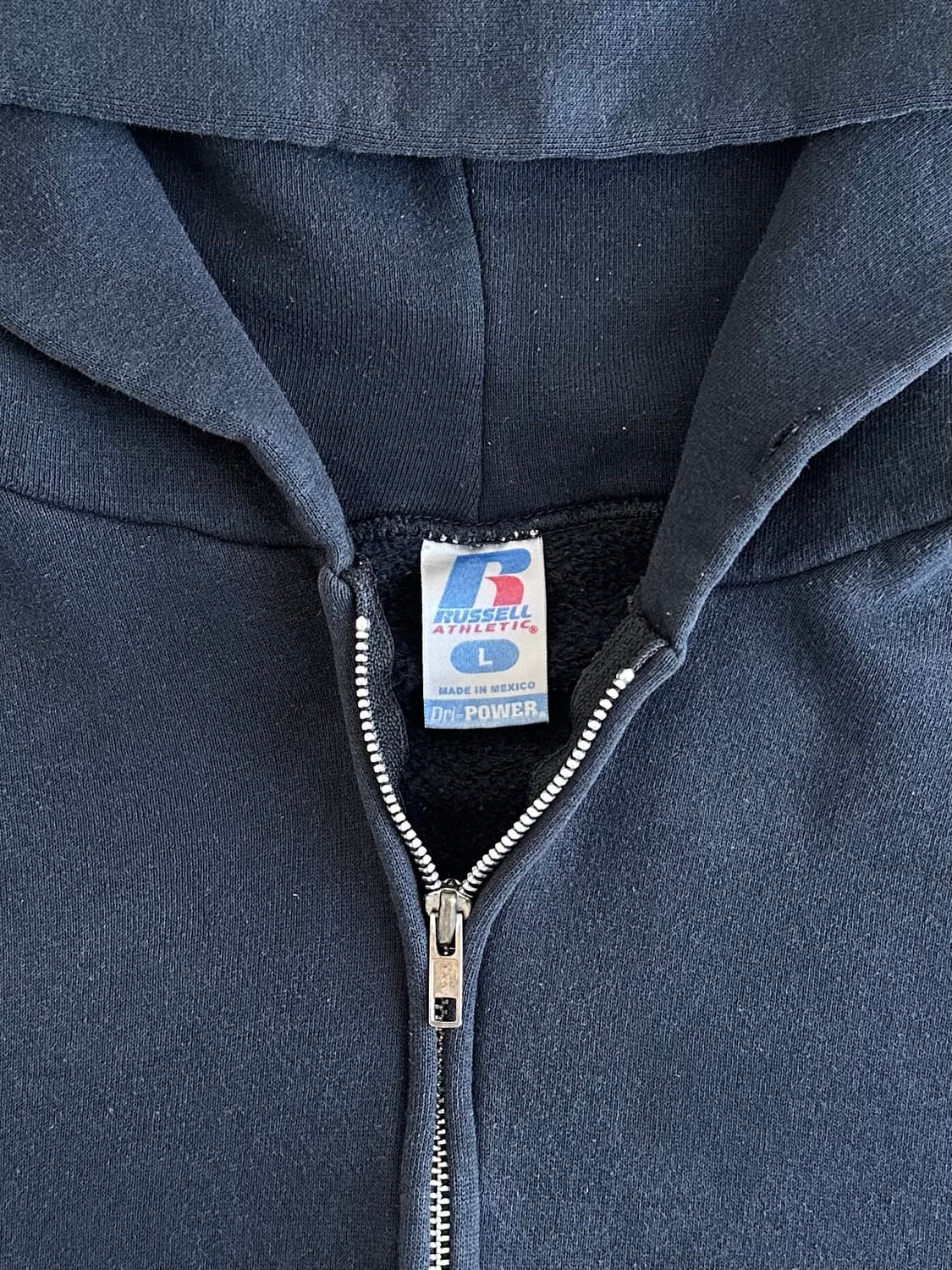 빈티지 러셀 후드집업 블랙 L 상품이미지6