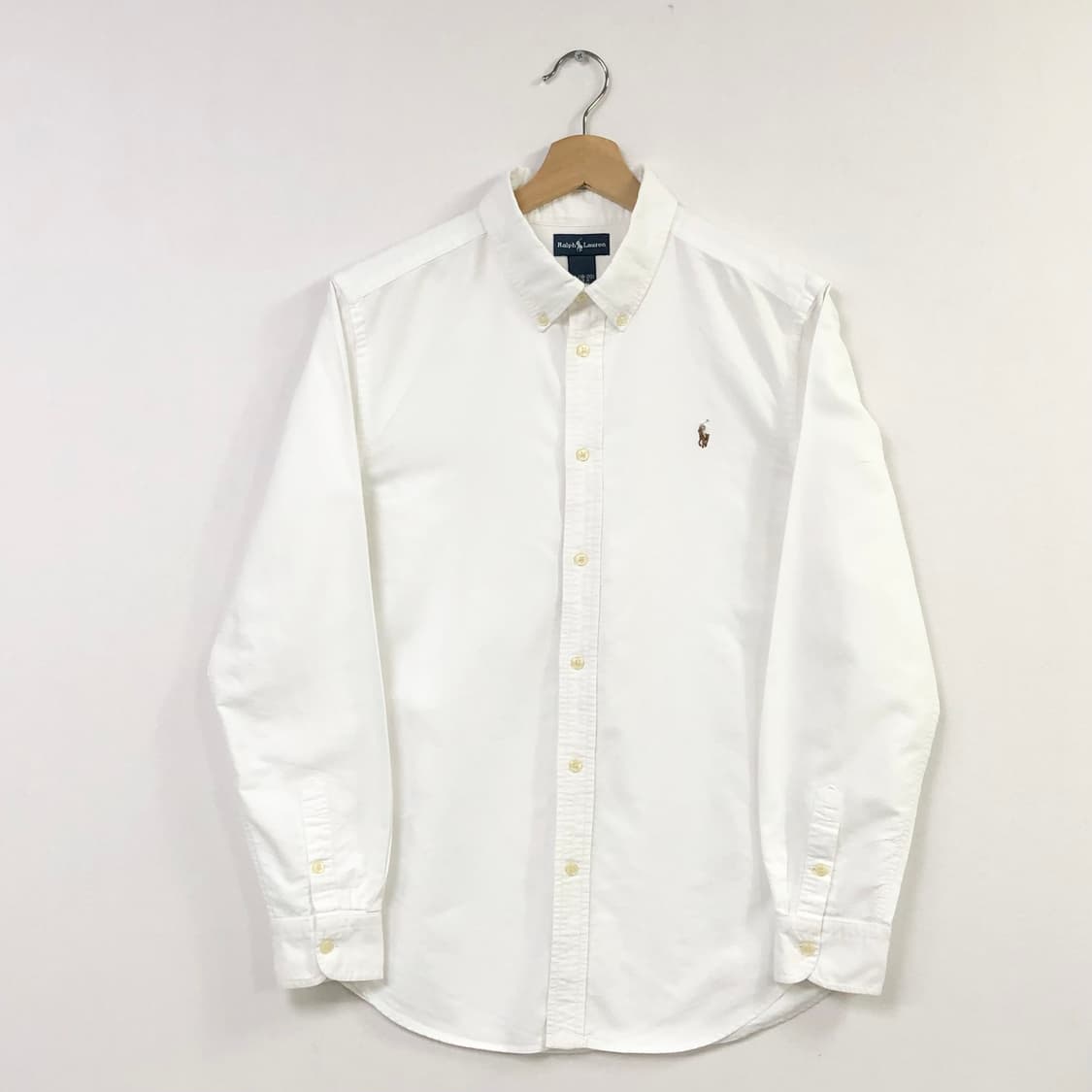 L 폴로 옥스포드 화이트 셔츠 상품이미지2