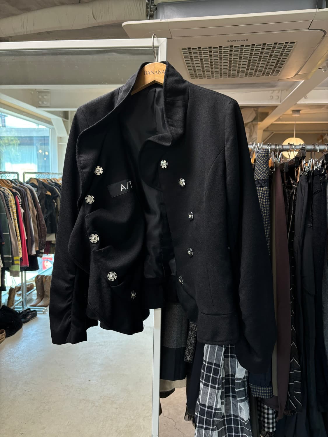 아츠로 타야마 프릴 울자켓 상품이미지2