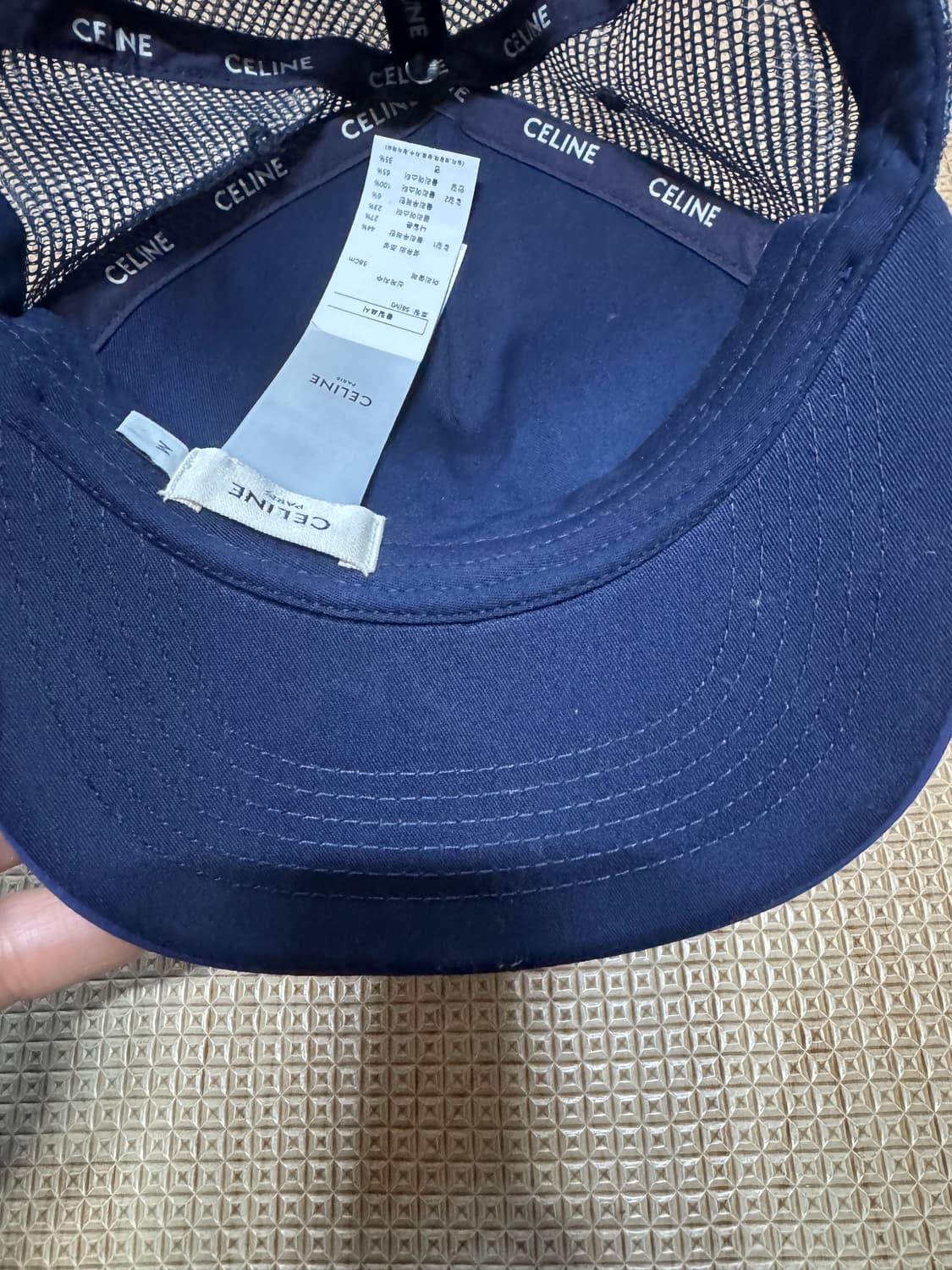 M 셀린느 트리오페 메쉬 캡 상품이미지4