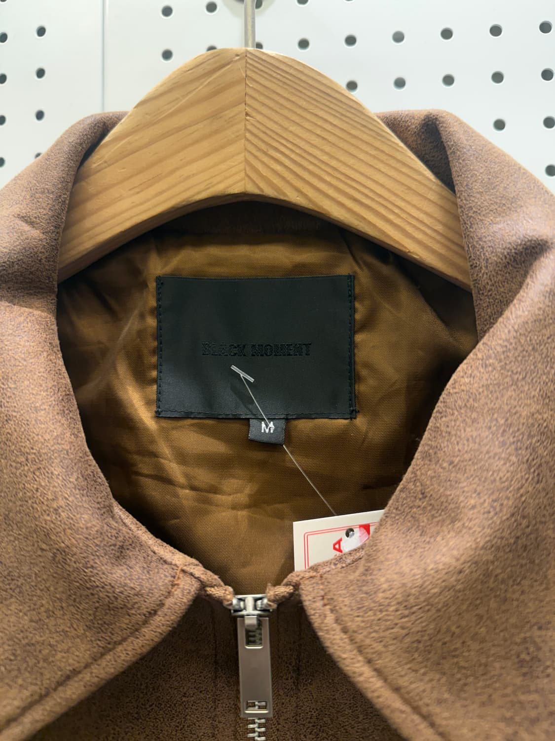 브라운 스웨이드 집업 자켓 U455 상품이미지4