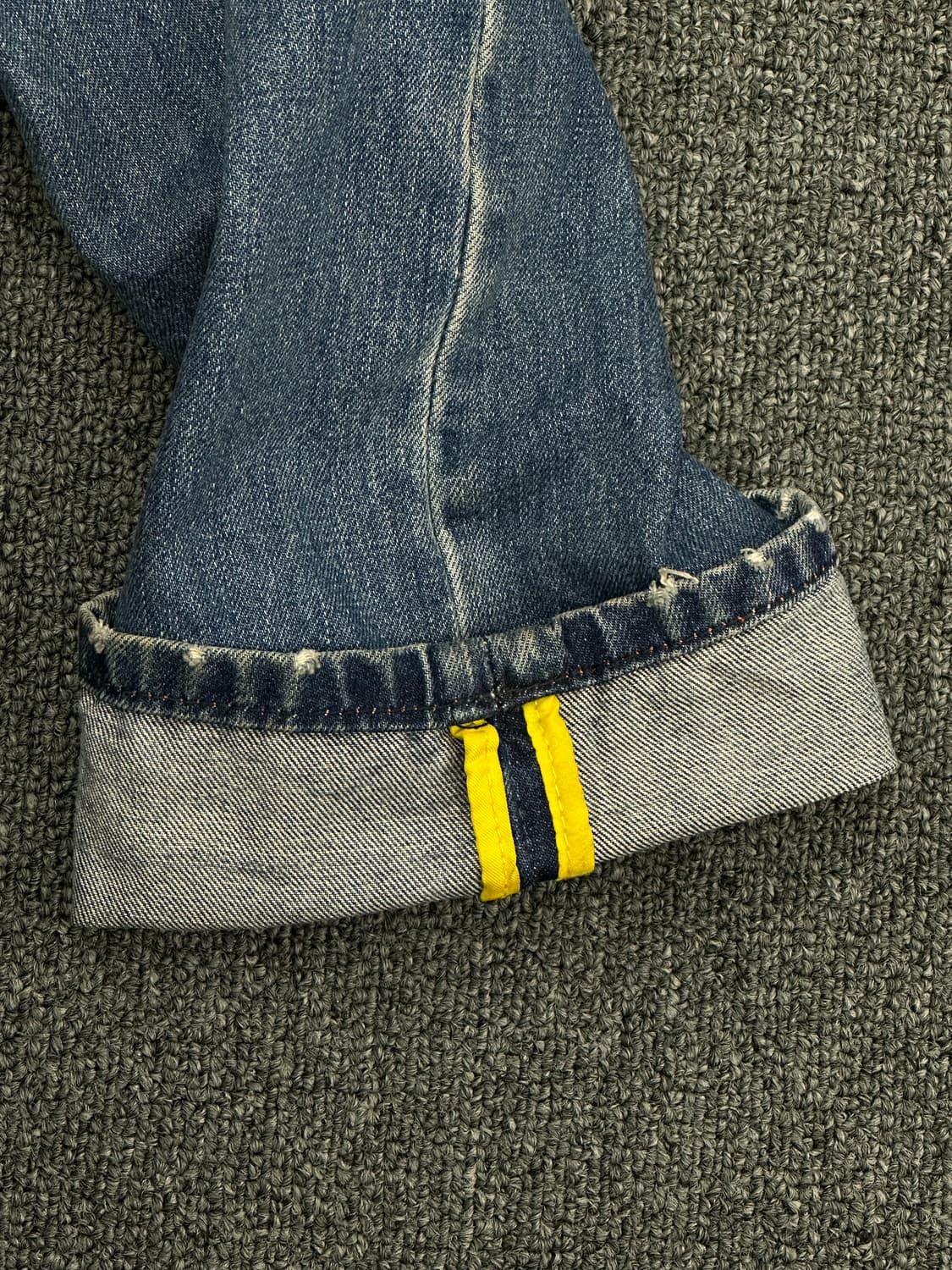 OS)에비수 빈티지 드래곤 자수 데님팬츠 상품이미지8