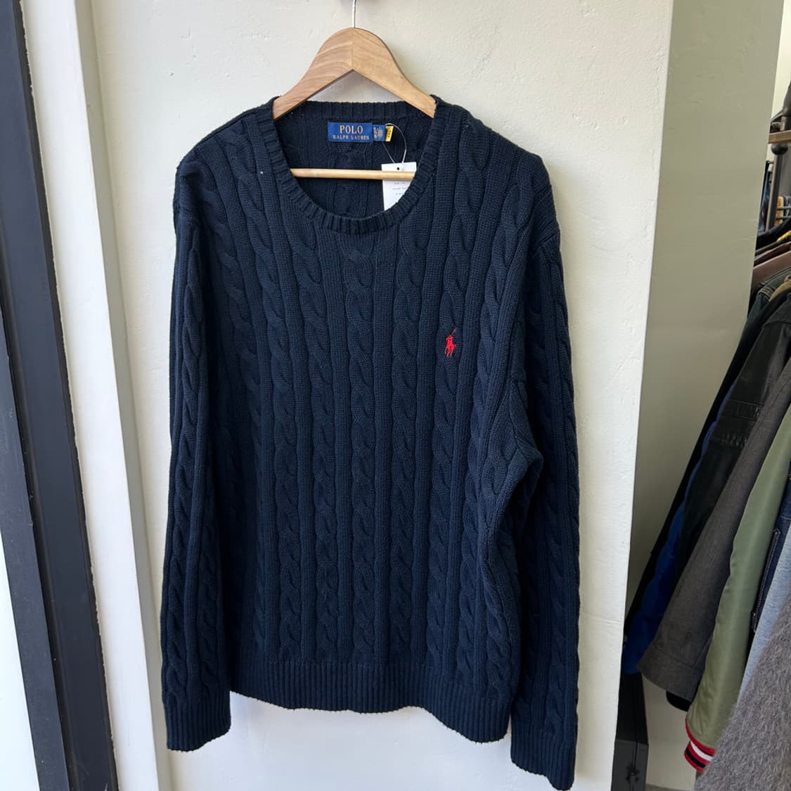 16082 - 폴로 랄프로렌 네이비 케이블 니트 상품이미지2