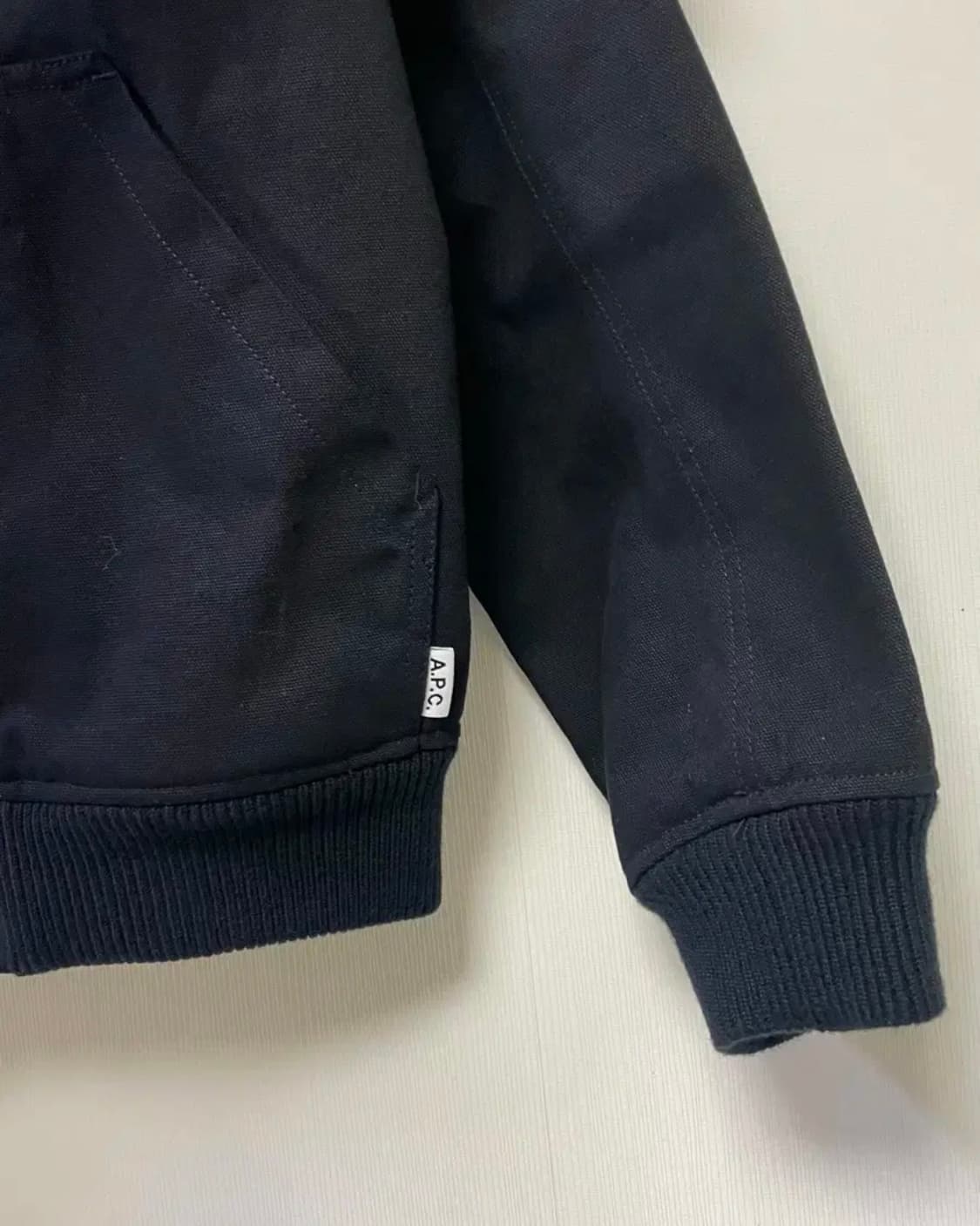 [M] 아페쎄 후드집업 A.P.C. 블랙 자켓 상품이미지4