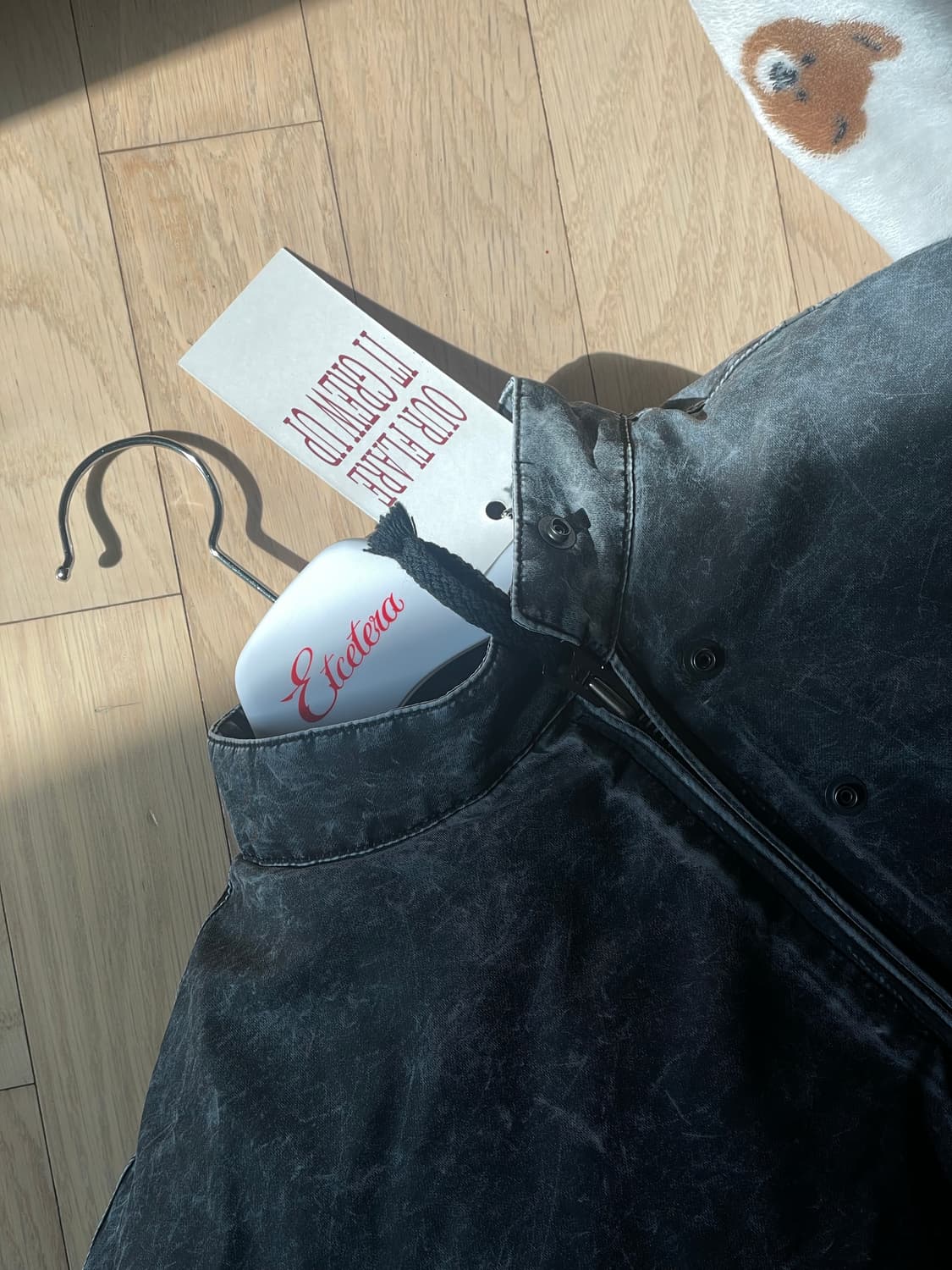 ETCE 워싱 봄버 자켓 L 상품이미지6