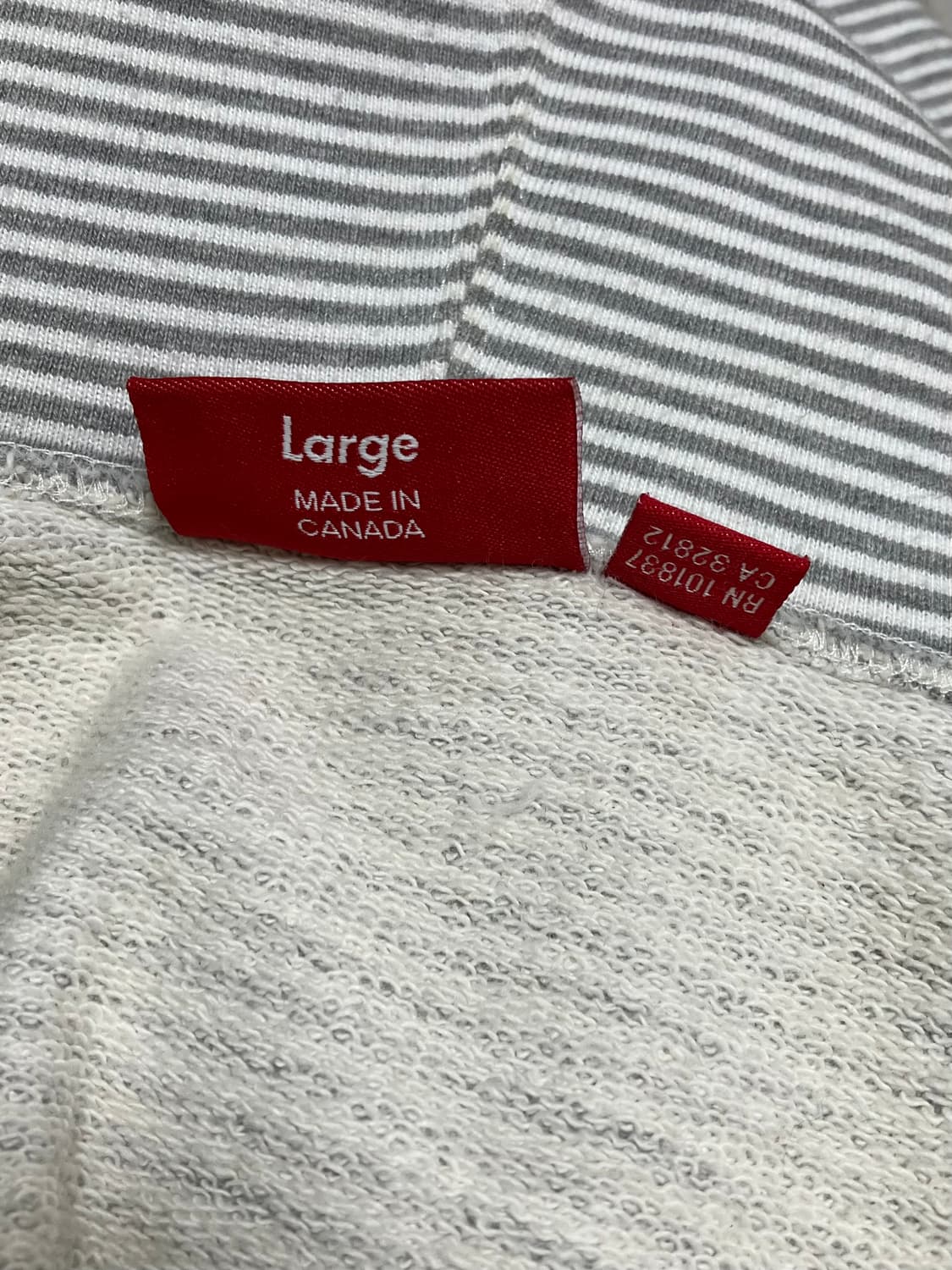 슈프림 10SS 스트라이프 후드집업 상품이미지4