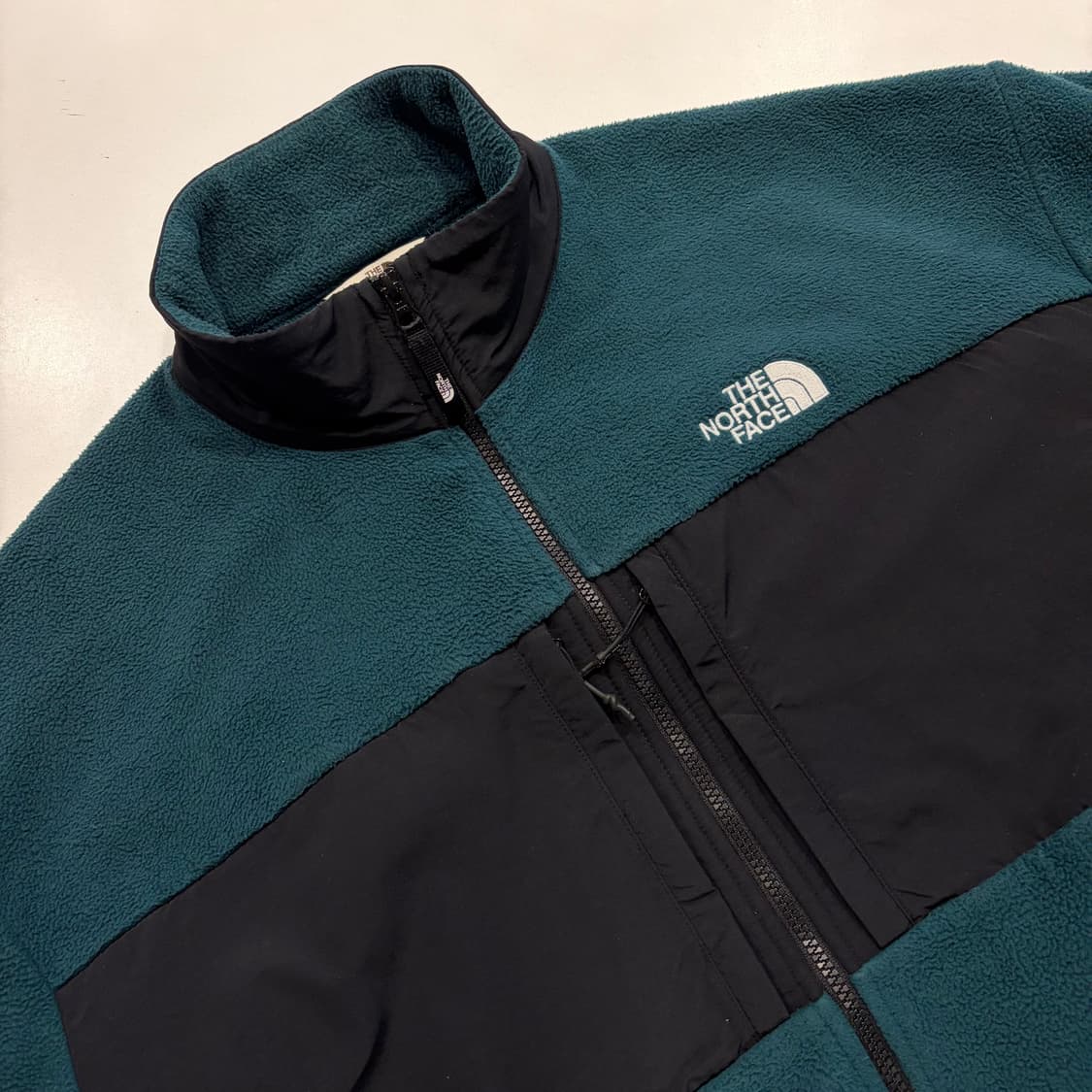 [L] 노스페이스 화이트라벨 마데라 그린/블랙 플리스 자켓 C504 상품이미지3