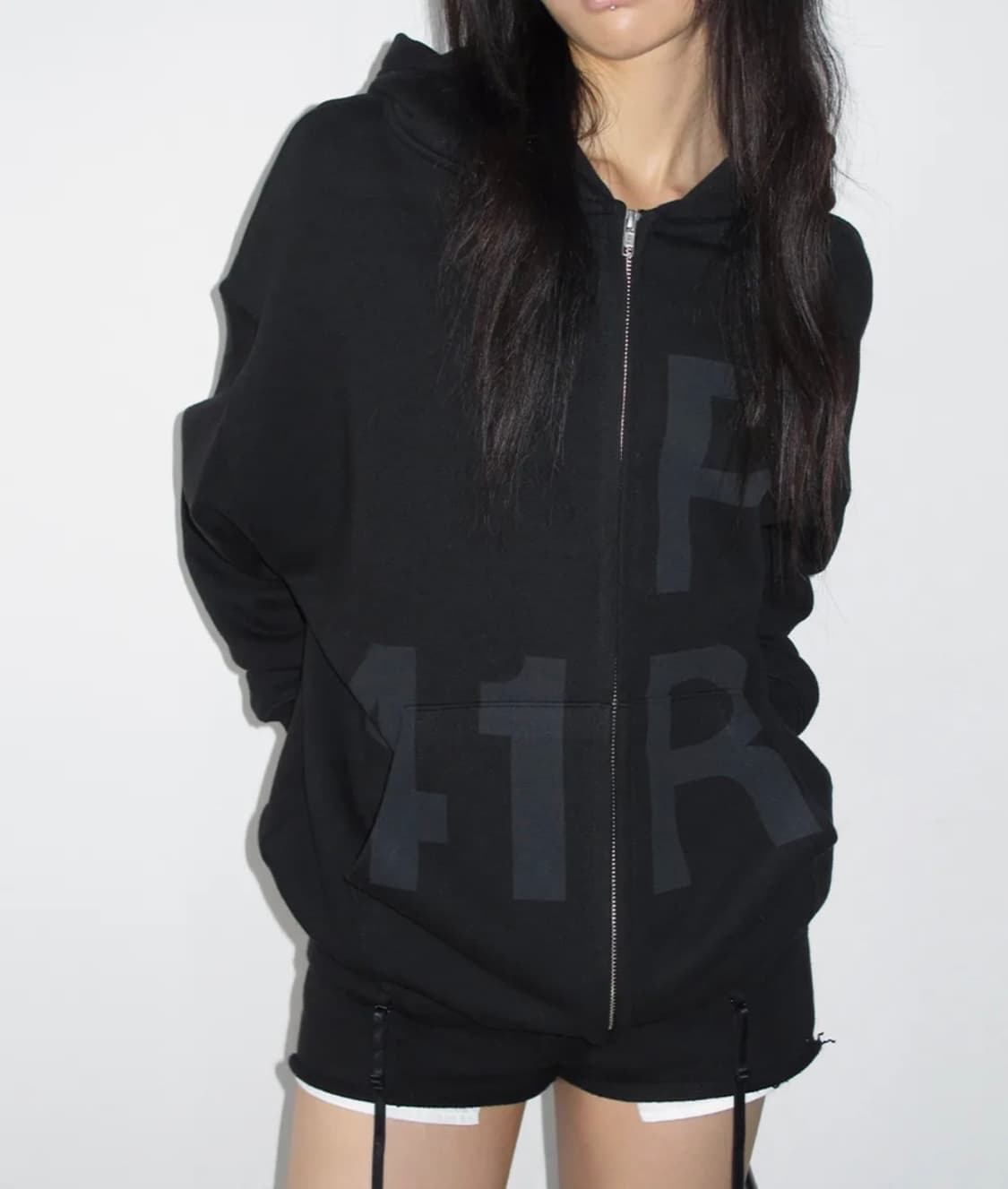 사일프레이 후드집업 Black 상품이미지1