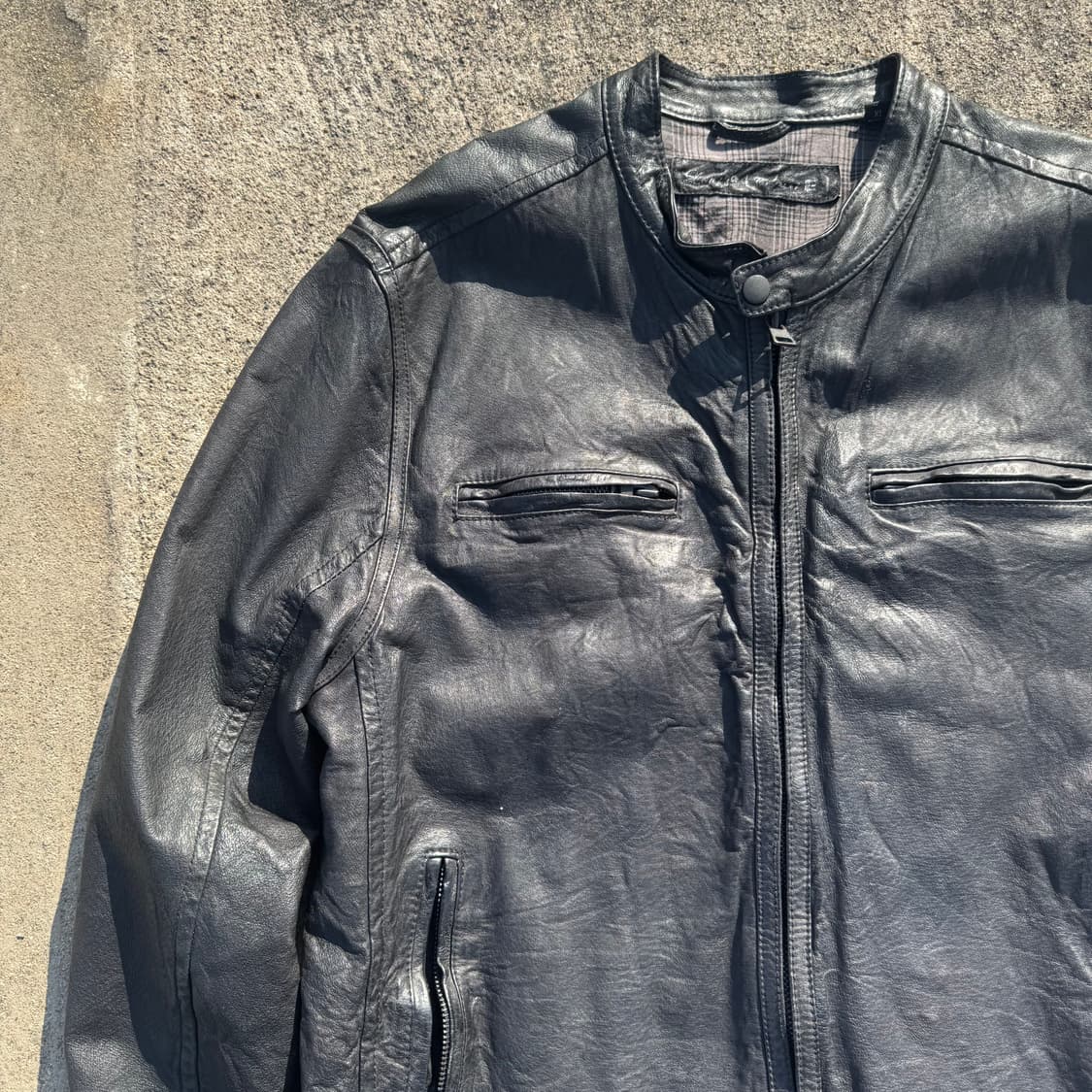 [XL] Levis 리바이스 캐피탈E 카페레이서 가죽 레더 자켓 상품이미지5