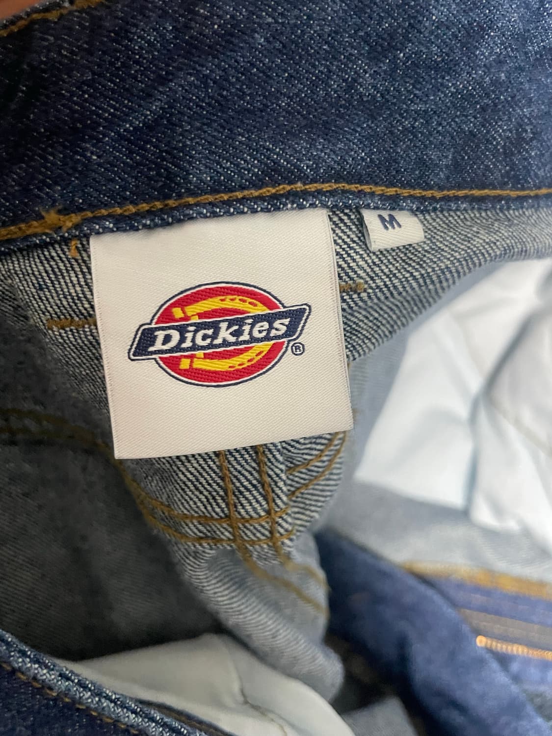 디키즈 더블니 카펜터 데님 쇼츠 Dark blue 상품이미지3