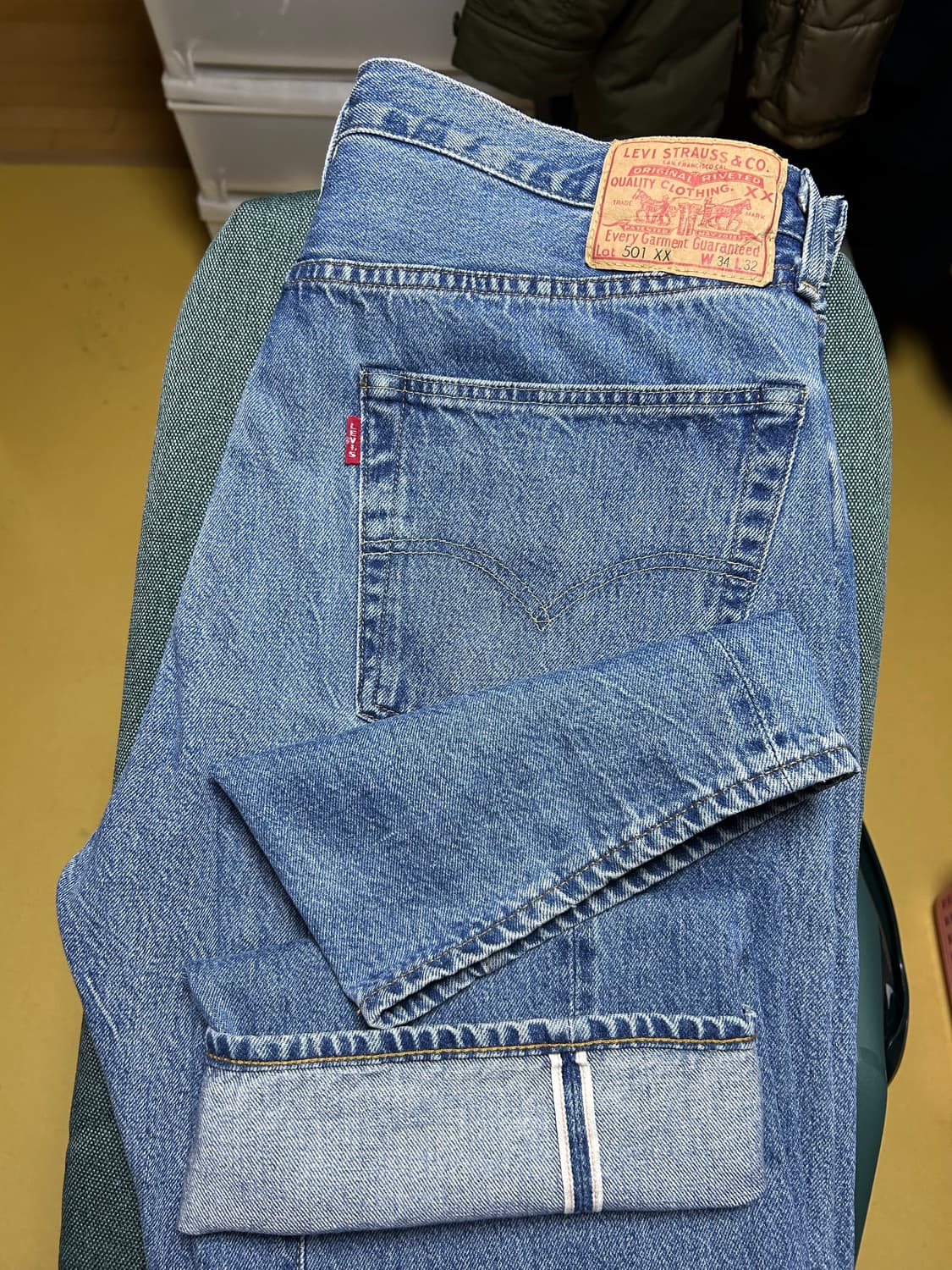 *사용감 적음*리바이스 LVC55501 블랙잭(허리34기장32) 상품이미지6