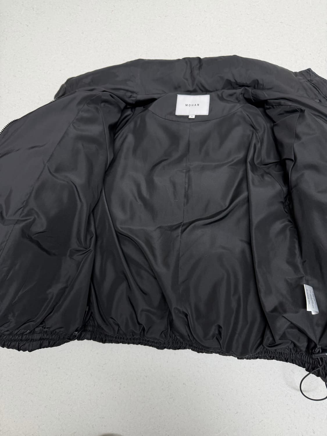 모한 구스다운패딩 블랙 상품이미지9