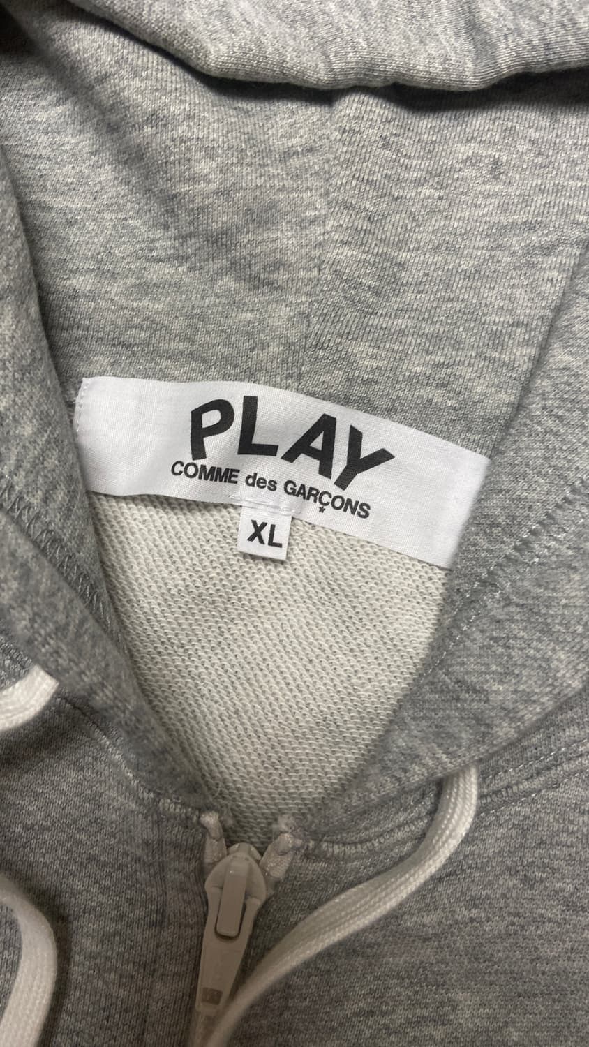 꼼데가르송 후드집업 실착2회 상품이미지3