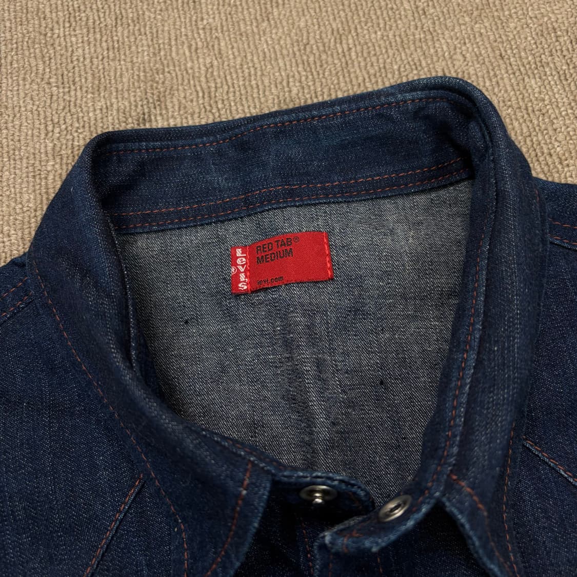 levis redtab 리바이스 레드탭 웨스턴 데님 셔츠  상품이미지2