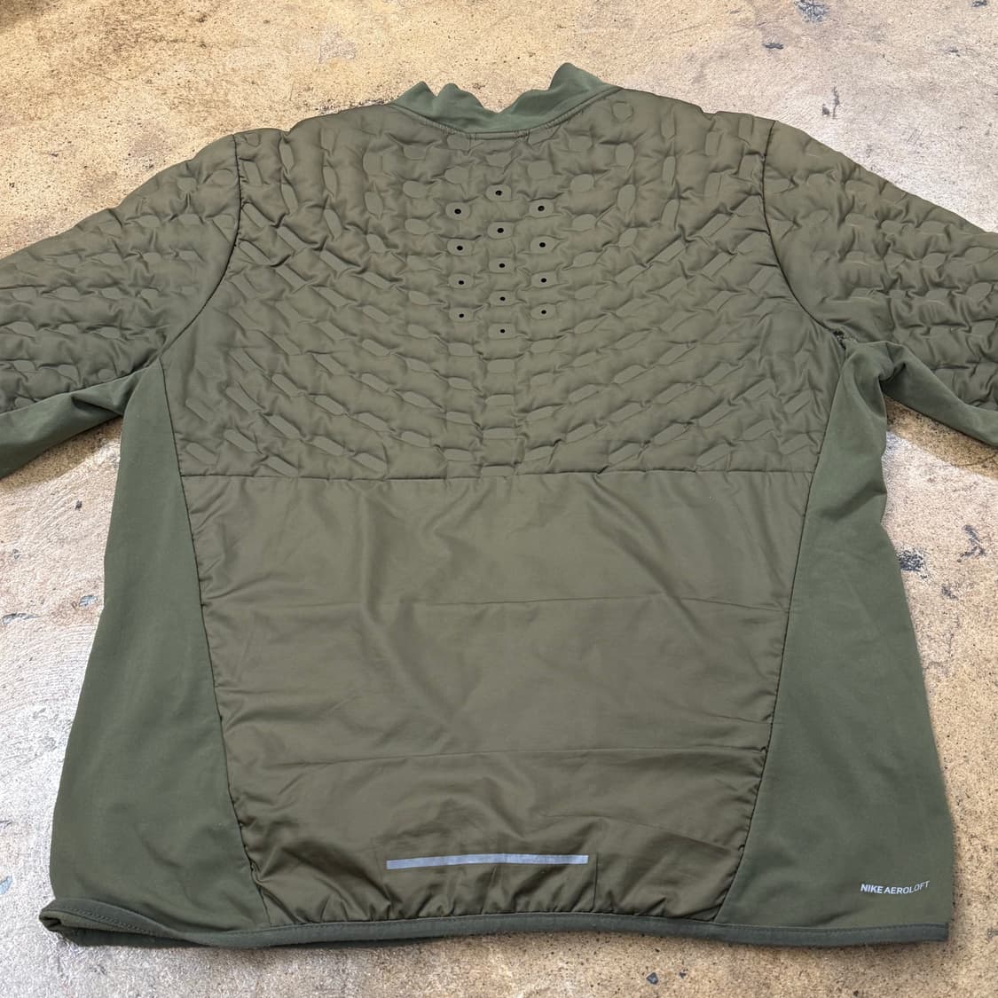 [정품/L] 나이키 카키색 퀼팅 봄버 자켓 b16 상품이미지4