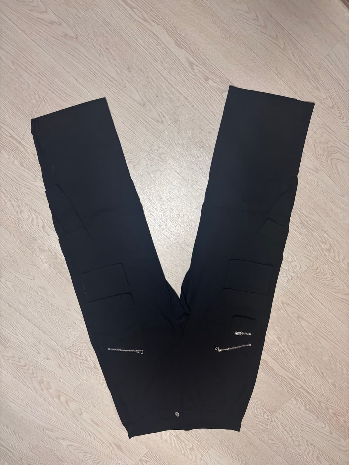 NOMANUAL SYMBOL MULTI CARGO PANTS - BLAC 상품이미지2