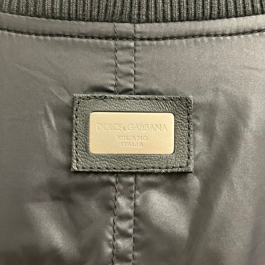 N257 돌체앤가바나 사선 봄버 자켓 ma1 상품이미지5