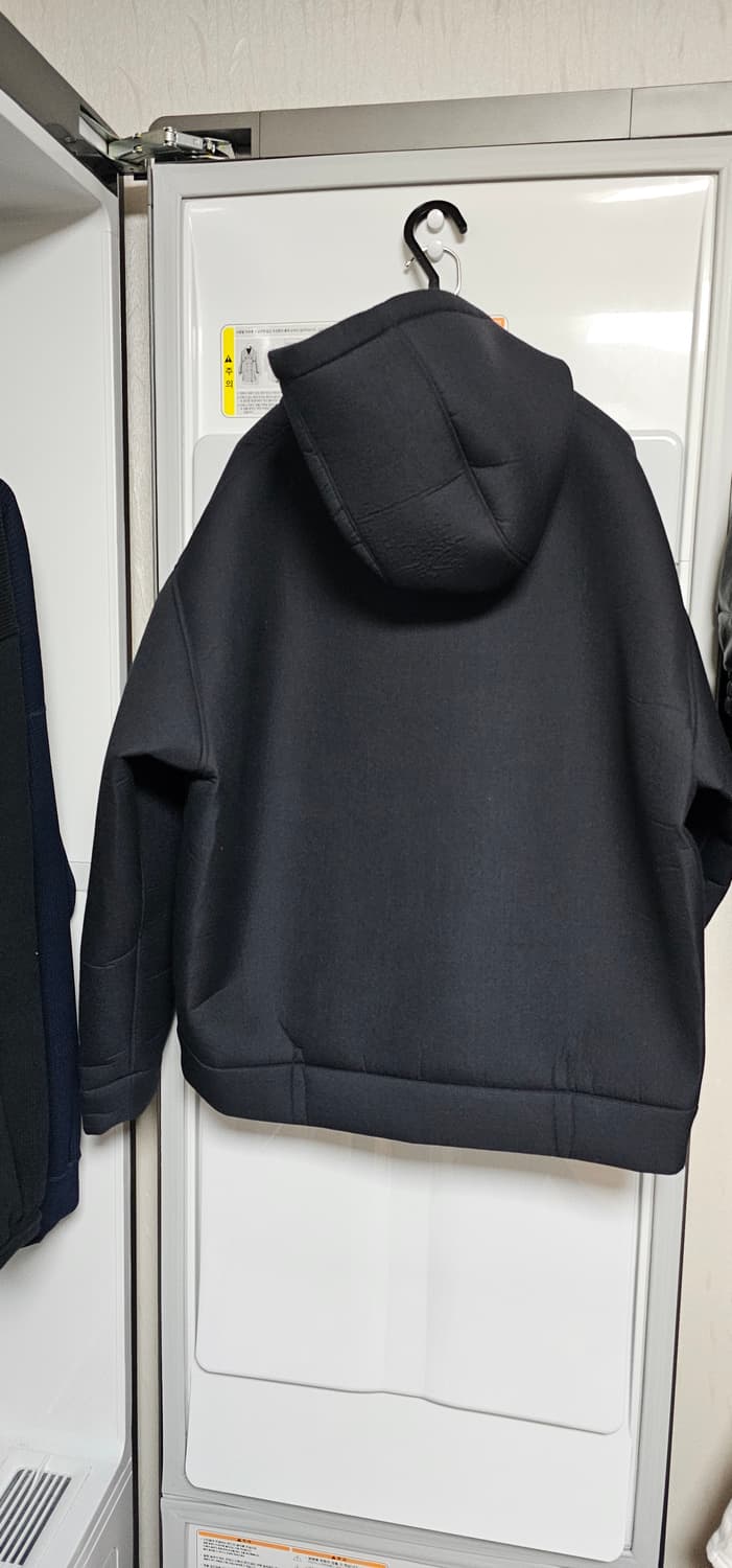 오라리 스펀지 트로피칼 울 집업 후디 다크네이비 상품이미지7