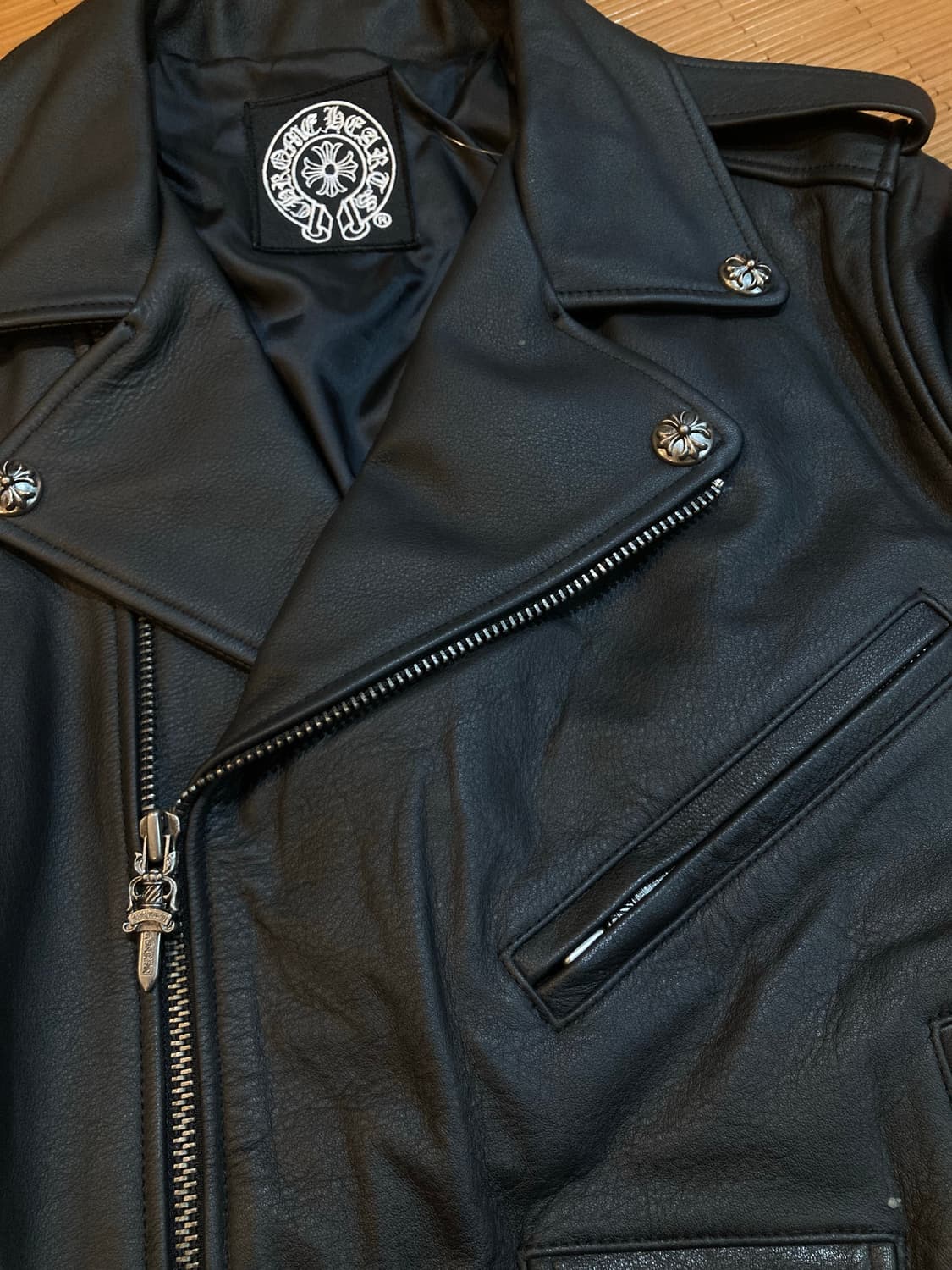 크롬하츠 이미테이션 라이더자켓 상품이미지3