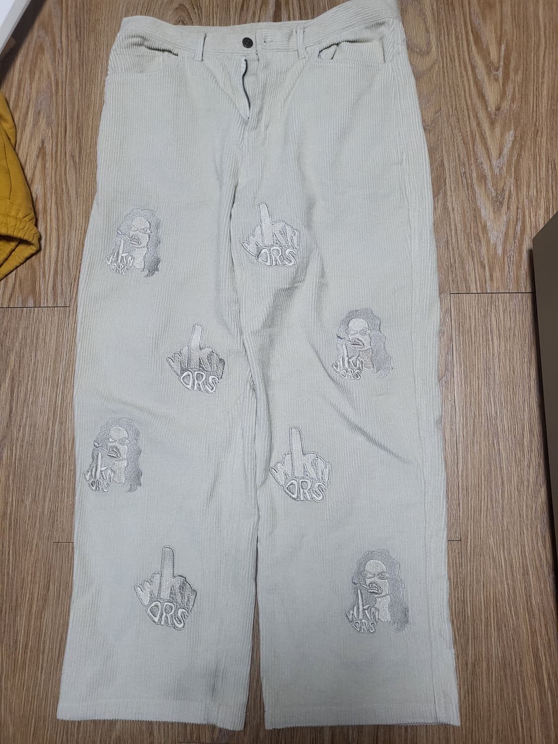 위캔더스 MONA 코튼 팬츠 아이보리 L 상품이미지5