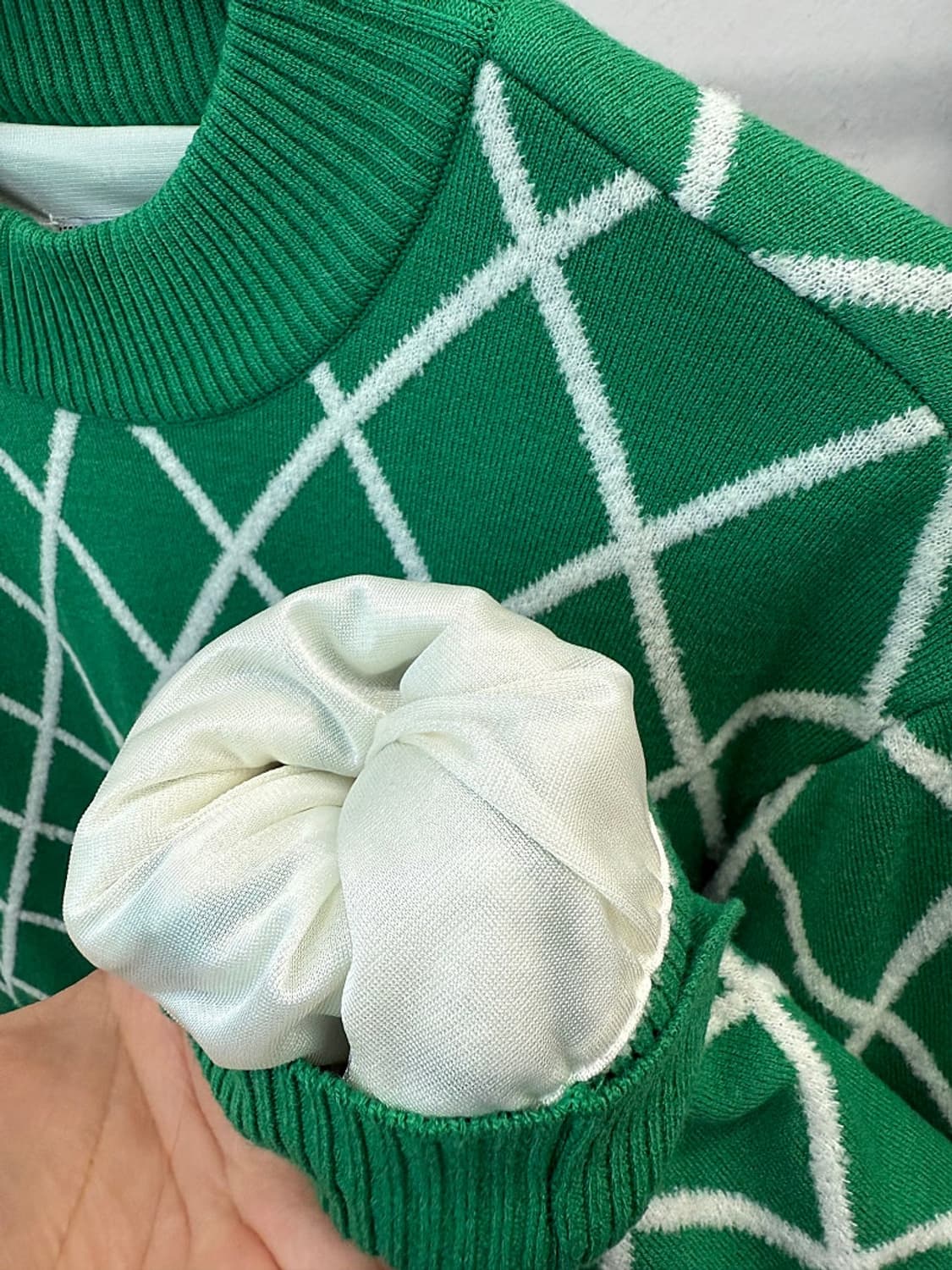 105) 캘러웨이 로고자수 방풍니트 상품이미지6