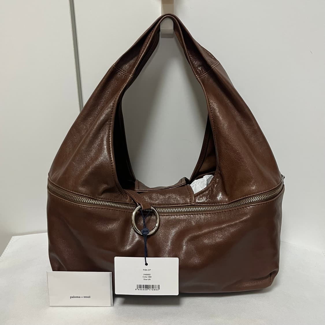 팔로마울 25fw Riba Zip 지퍼 숄더백/브라운 상품이미지2