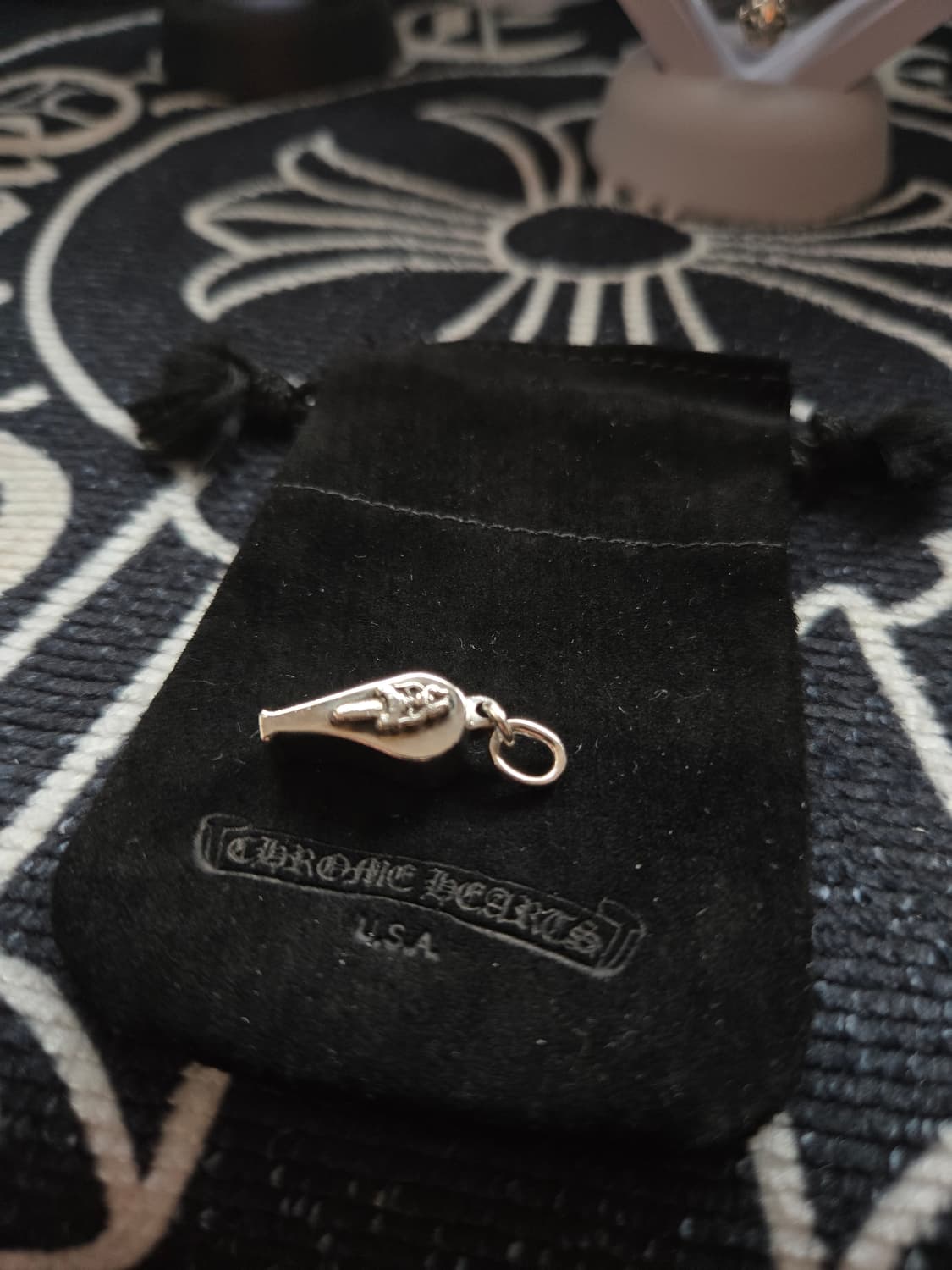 크롬하츠 대거 휘슬 펜던트×크롬하츠 볼체인 상품이미지7