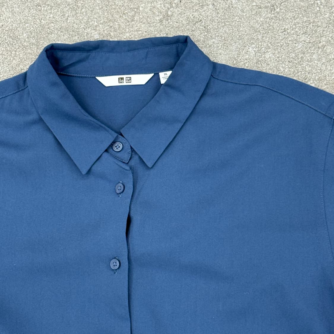 유니클로 블루 셔츠 상품이미지5