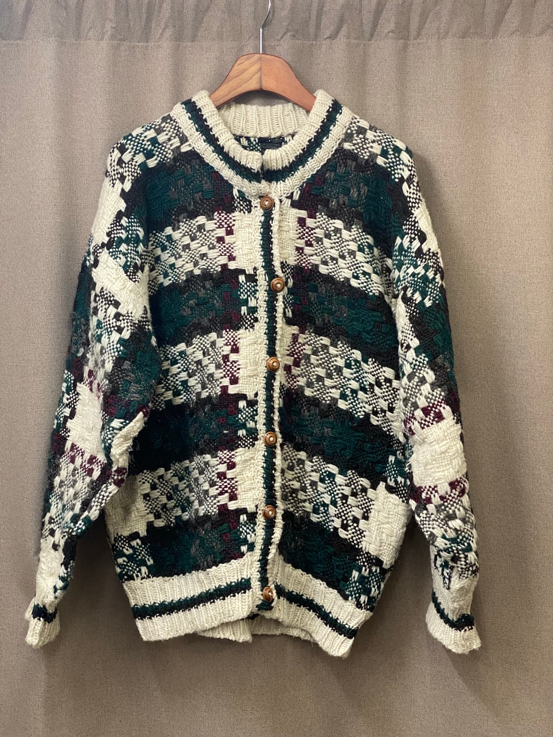 빈티지 헤비 니트 가디건  상품이미지2