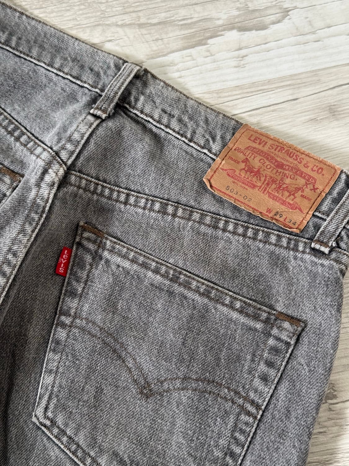 90s 리바이스 503 페인팅 데님 상품이미지5