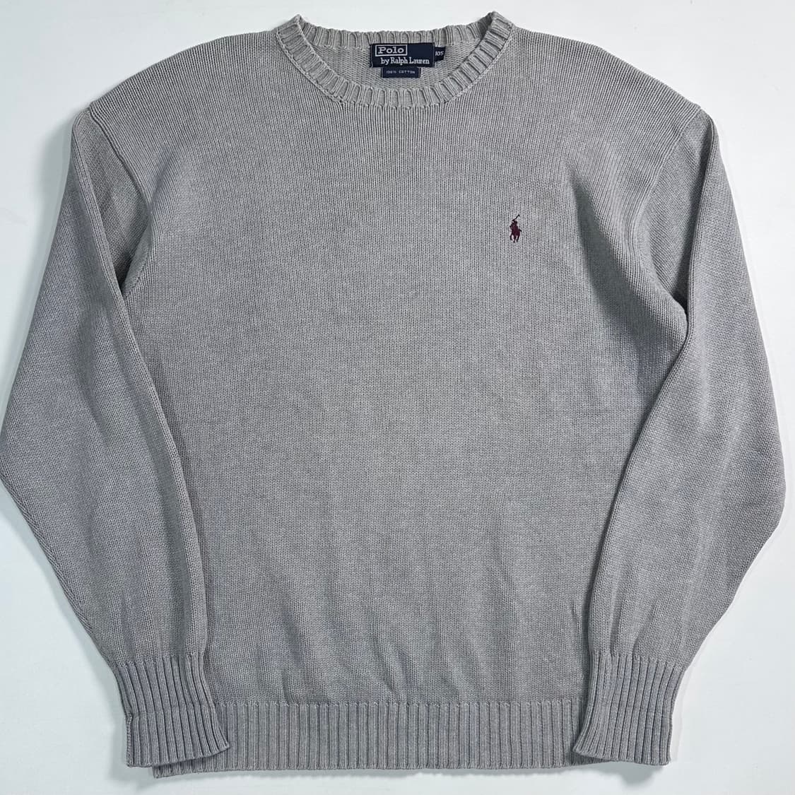폴로 랄프로렌 그레이 코튼 니트 상품이미지1