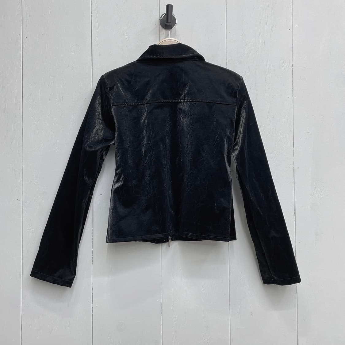 디렉터 레더 집업 자켓 블랙 상품이미지3