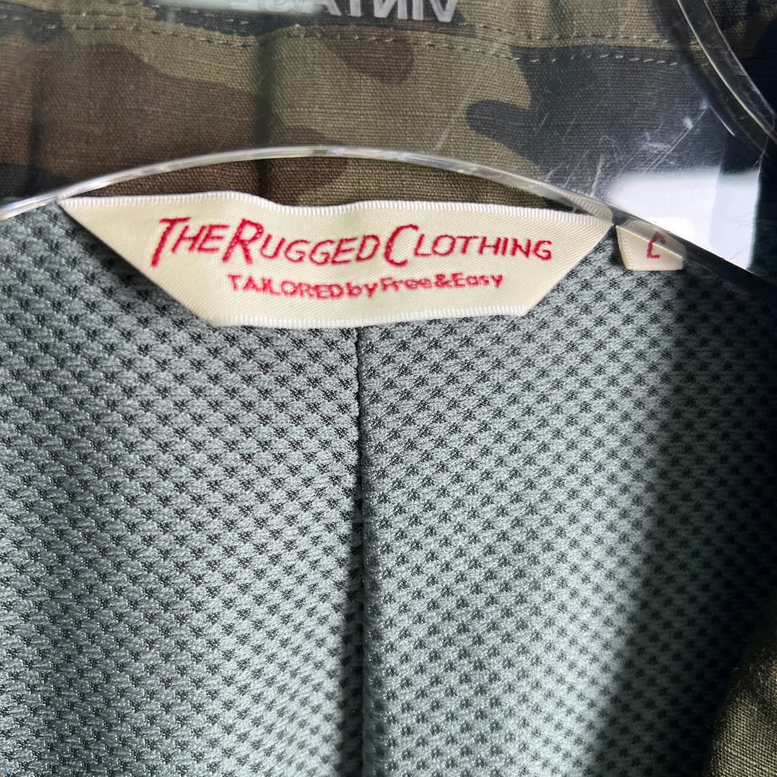 VTG 빈티지 카모플라쥬 블레이저 자켓 L 상품이미지3