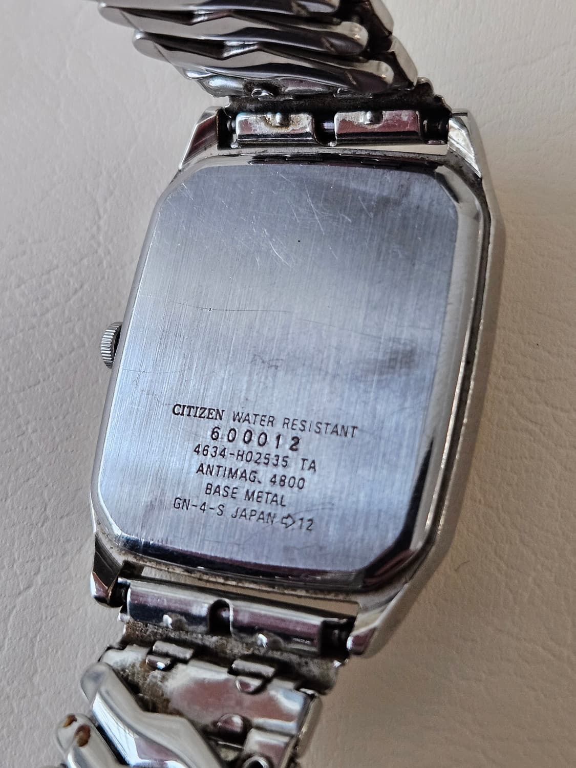 빈티지 시티즌 포르마 빈티지 사각메탈 시계 상품이미지5