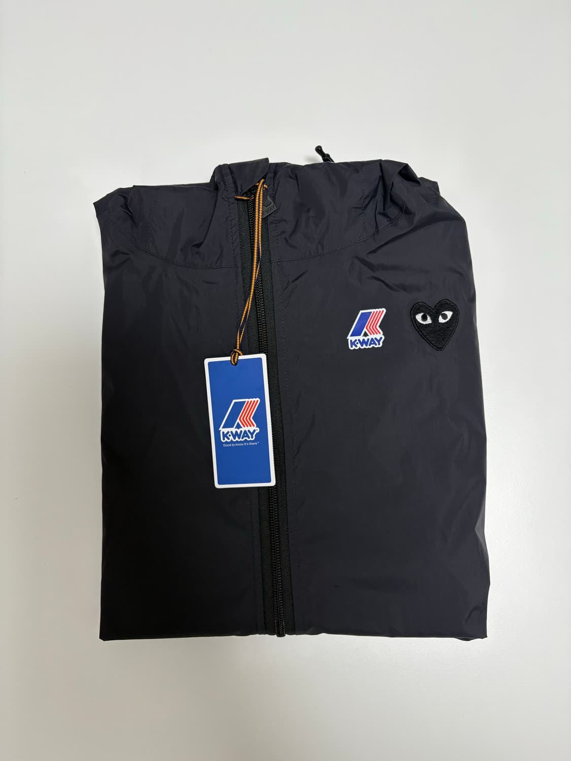 KWAY 까웨 꼼데가르송 바람막이 블랙 사이즈S 상품이미지1