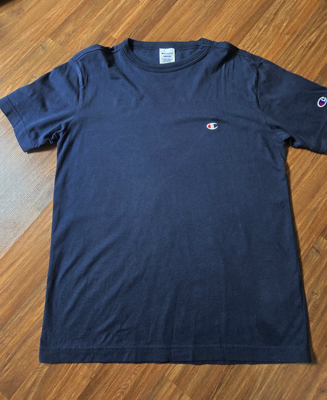 챔피언 네이비 여성 반팔티 상품이미지1